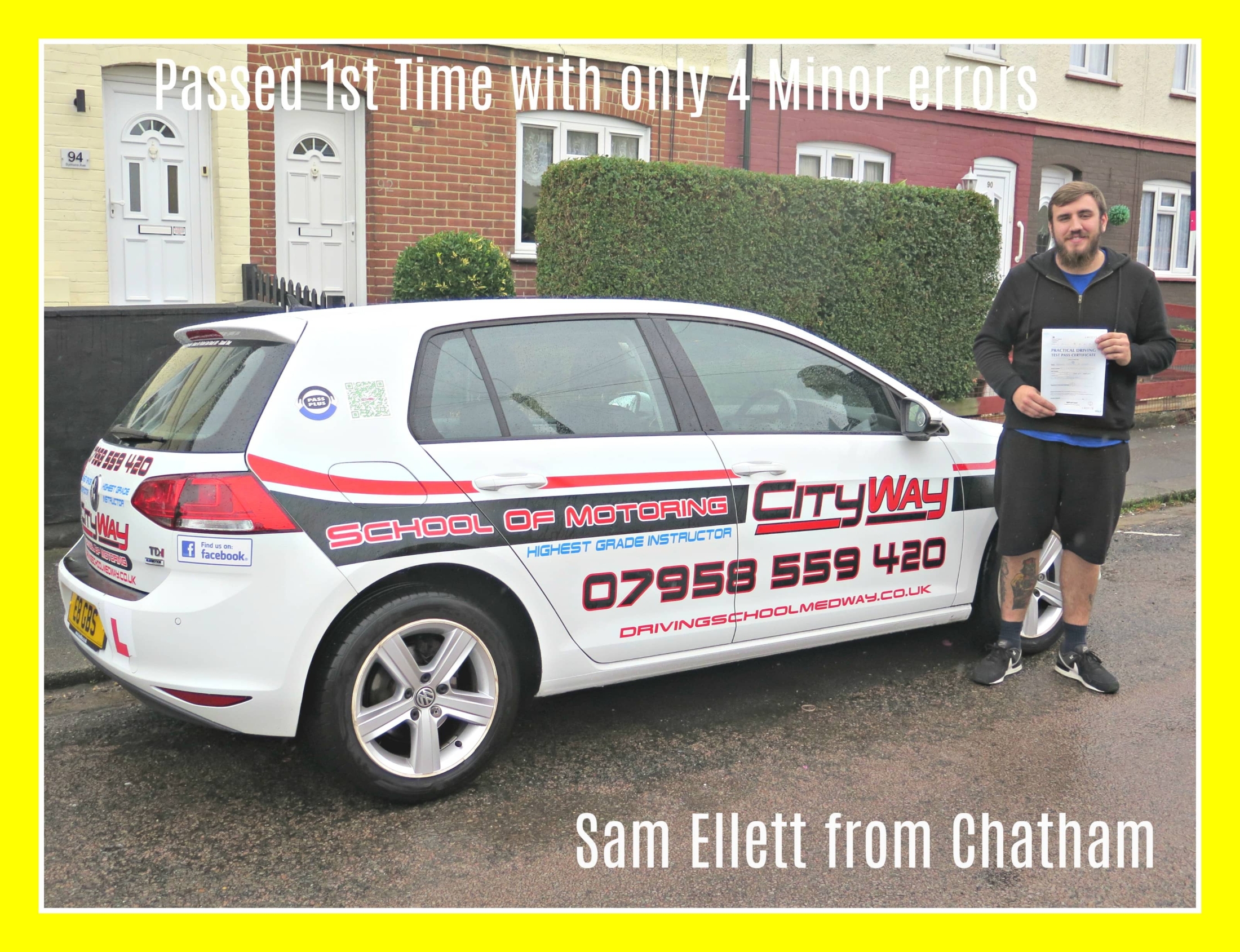 Driving Lessons Chatham Sam Ellett