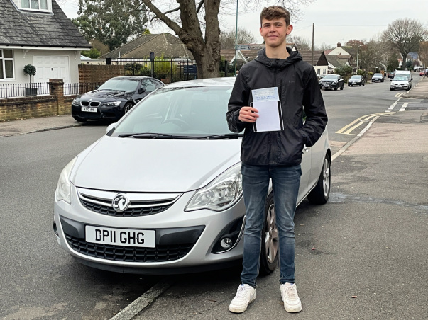 Oliver Gibbons Test Pass